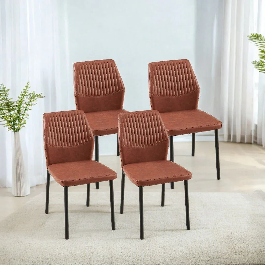 Dining Chairs Living Room Chair Modern Kitchen Armless Side Chair With Metal Legs - Furniture Home Direct