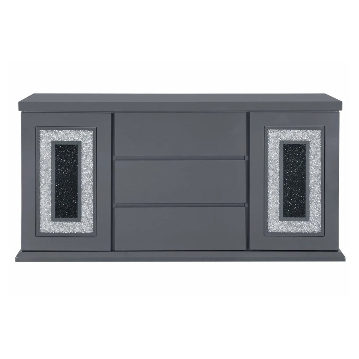 Ariya - Buffet With Clear Glass Inlay - Furniture Home Direct