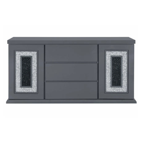 Ariya - Buffet With Clear Glass Inlay - Furniture Home Direct