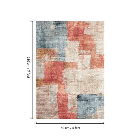 Toucan - Washable Non - Slip Area Rug - Ivory Multi - Furniture Home Direct