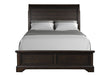 Crafted Sleigh Bed - Furniture Home Direct