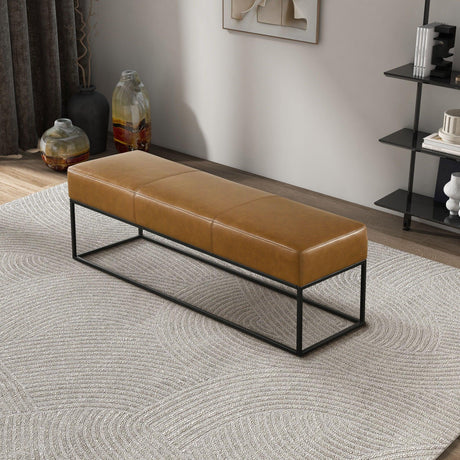 Odessa - Bench - Tan - Furniture Home Direct