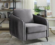 Hathaway - Velvet Modern Chic Accent Armchair - Furniture Home Direct