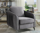 Hathaway - Velvet Modern Chic Accent Armchair - Furniture Home Direct