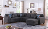 Cooper - Comfort Sectional Sofa With Ottomans And Cupholder - Furniture Home Direct