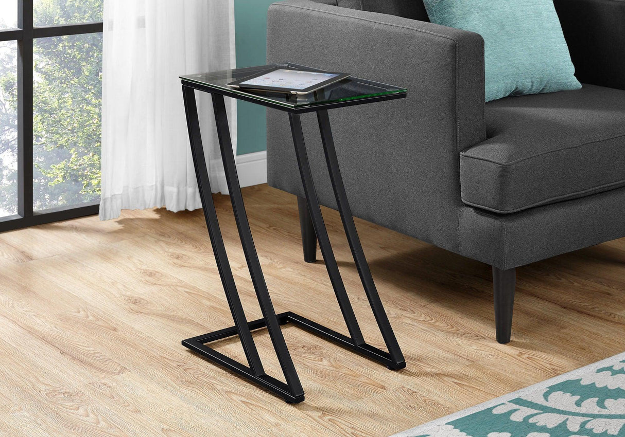 Accent Table, C - Shaped, Sturdy Construction, Contemporary & Modern - Furniture Home Direct
