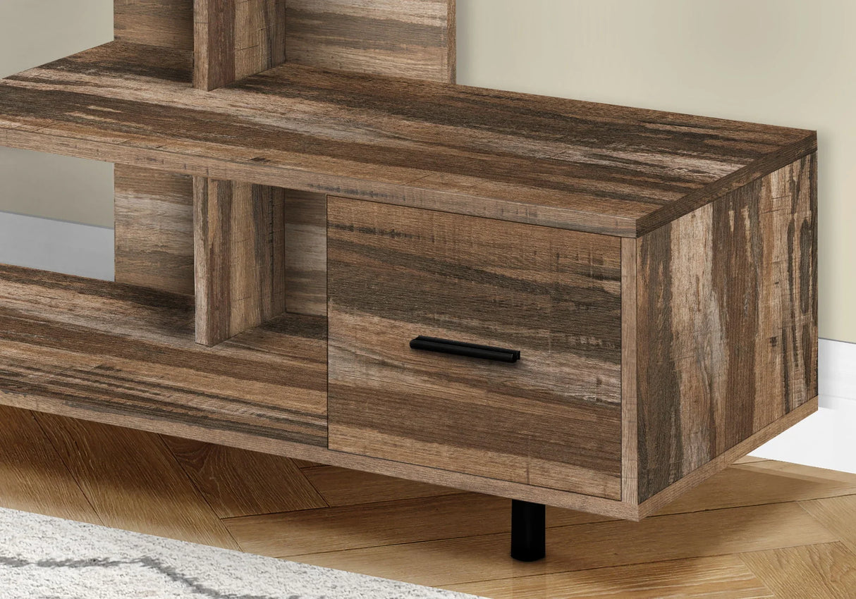 TV Stand, Console, Media Entertainment Center, Storage Drawer, Contemporary - Furniture Home Direct