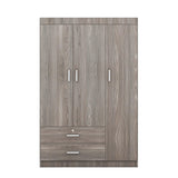 3 Door Wardrobe With 2 Drawers - Furniture Home Direct