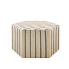 Accent Ottoman Printed Stripe - Furniture Home Direct