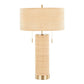 Cylinder - Rattan Contemporary Rattan Table Lamp - Furniture Home Direct