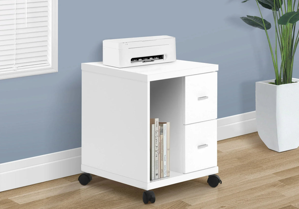 Office, File Cabinet, Printer Cart, Rolling File Cabinet, Mobile, Storage, Contemporary & Modern - Furniture Home Direct