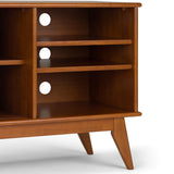 Draper - Handcrafted Mid Century Low TV Media Stand - Furniture Home Direct