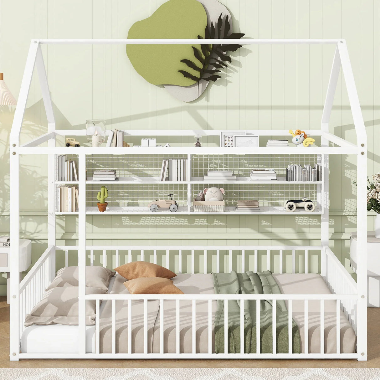House Frame With Fence And Shelves - Furniture Home Direct