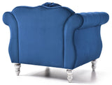 Chic Transitional Flared Arm Chair - Furniture Home Direct