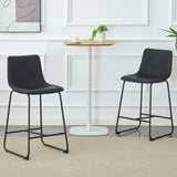 Retro Bar Chairs, Comfortable Stools (Set of 2) - Furniture Home Direct