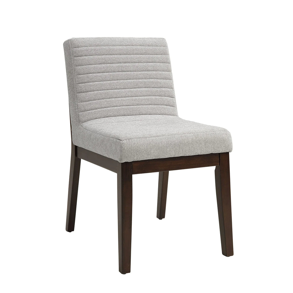 Edwyn - Linen Side Chair (Set of 2) - Gray - Furniture Home Direct