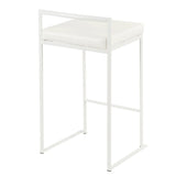 Fuji - Simple Elegance, Contemporary Stackable Counter Stool - Furniture Home Direct