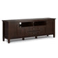 Warm Shaker - TV Media Stand, Handcrafted - Furniture Home Direct