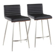 Mason - Contemporary Swivel Counter Stool (Set of 2) - Furniture Home Direct