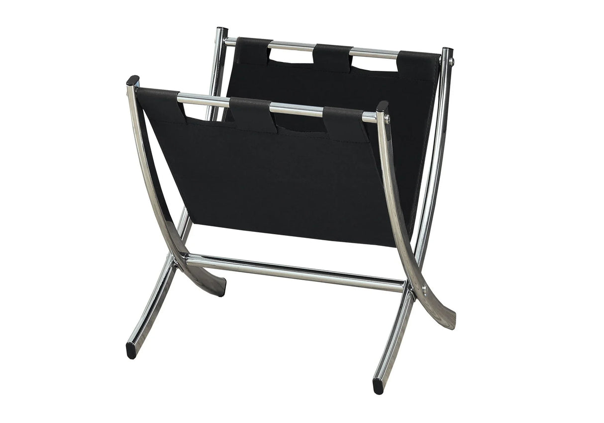 Magazine Rack Standing Organizer Storage Leather Look - Furniture Home Direct