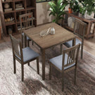 Mid Century Modern Square 5 Piece Dining Set - Furniture Home Direct