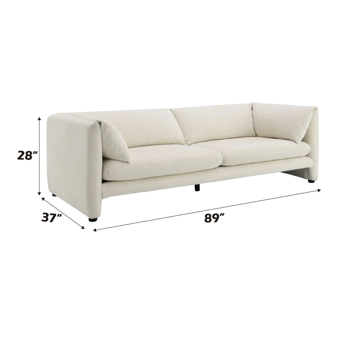 Jaeda - 3 Piece Living Room Set With Elegant Accent Chair - Furniture Home Direct