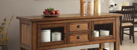 Kadri - Kitchen Cart - Distressed Chestnut - Furniture Home Direct
