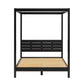 Canopy Bed Frame Modern Minimalist Boho - Furniture Home Direct