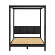 Canopy Bed Frame Modern Minimalist Boho - Furniture Home Direct