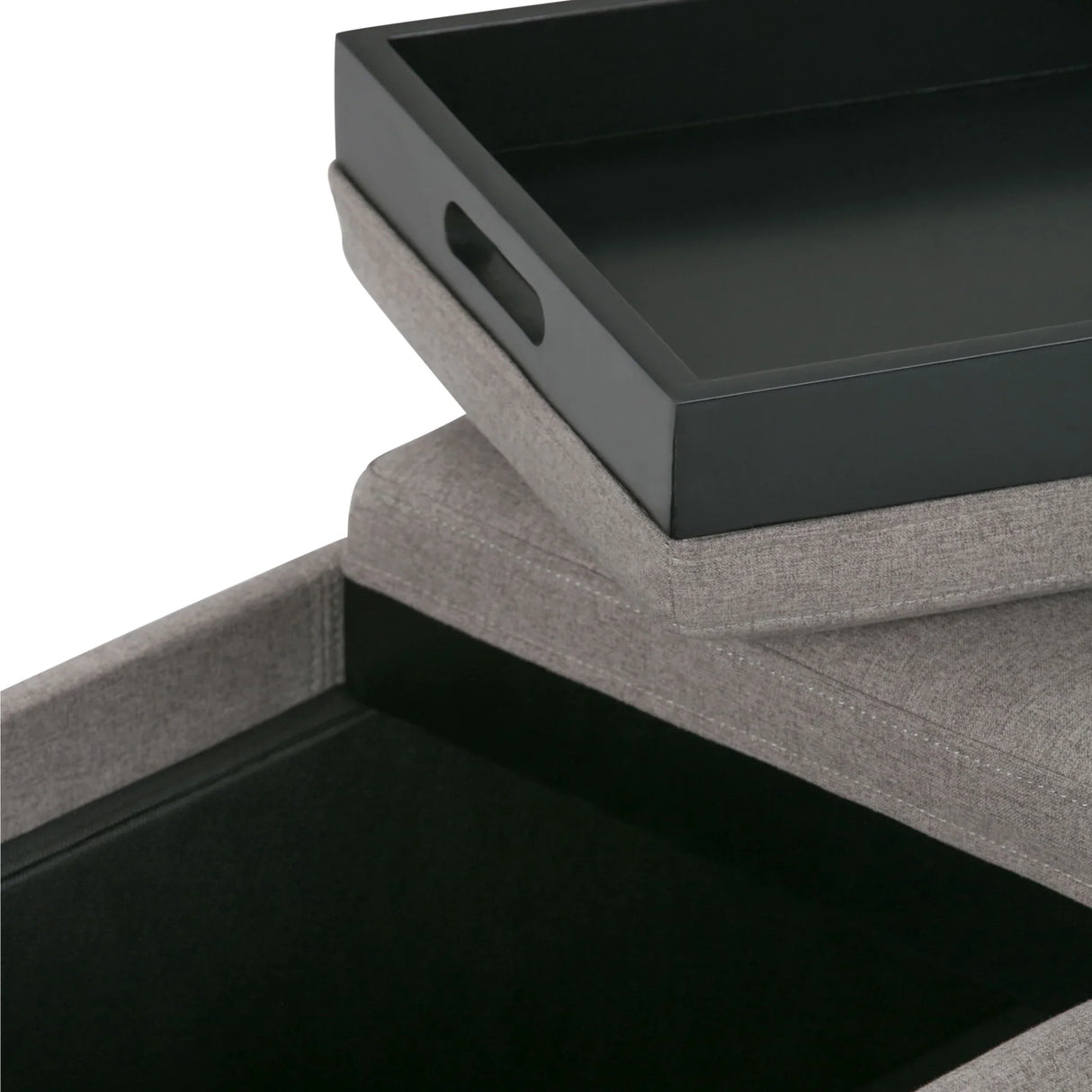 Avalon - Upholstered Storage Ottoman - Furniture Home Direct