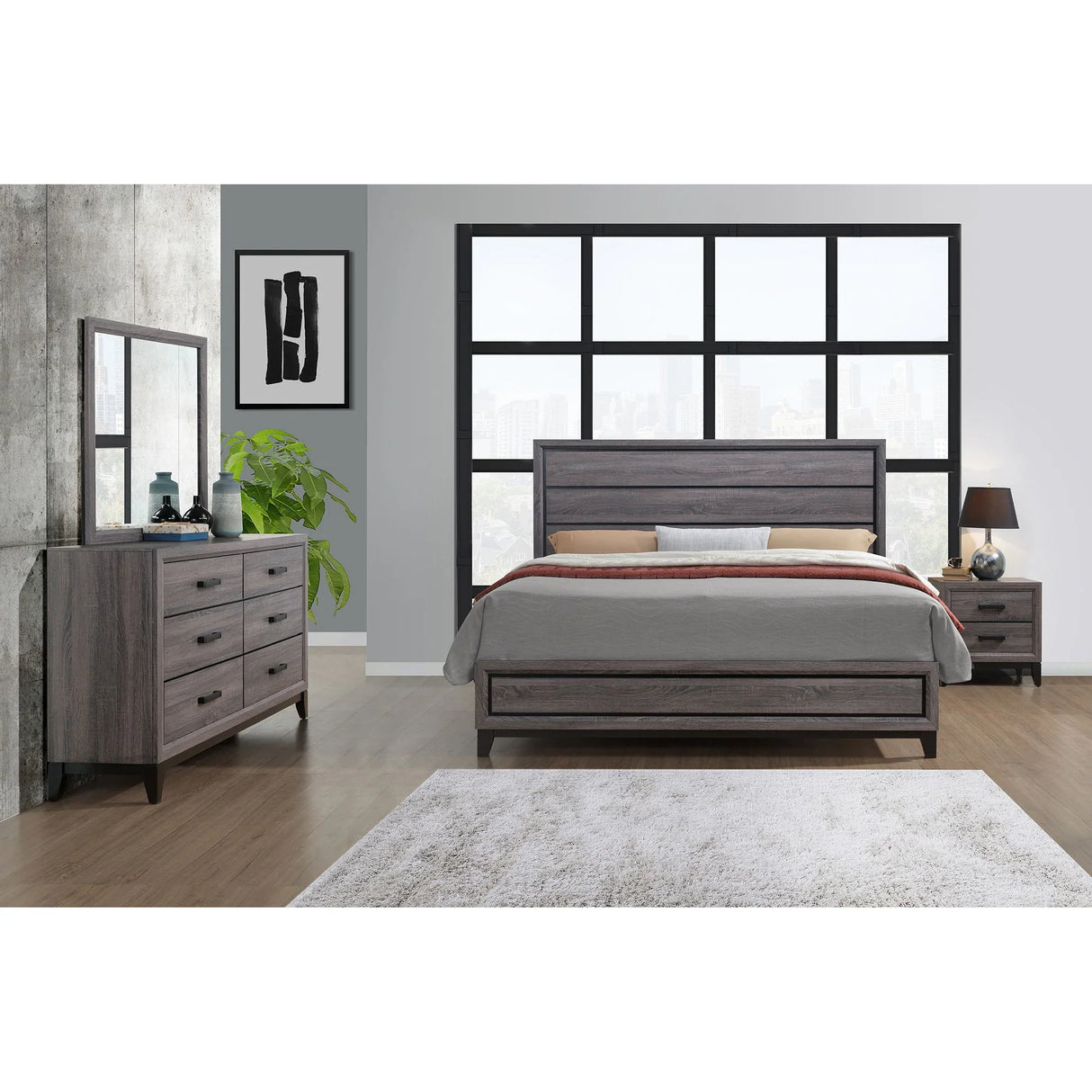 Mirage - 5 Piece Bedroom Set - Furniture Home Direct