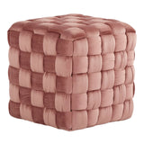 Square Braided Ottoman - - Furniture Home Direct