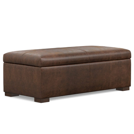Gabbie - Coffee Table Upholstered Storage Ottoman - Furniture Home Direct
