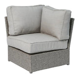 Comfortable Modern Patio Rattan Sectional Set With Cushions - Furniture Home Direct