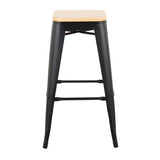 Oregon - Contemporary Barstool (Set of 2) - Furniture Home Direct