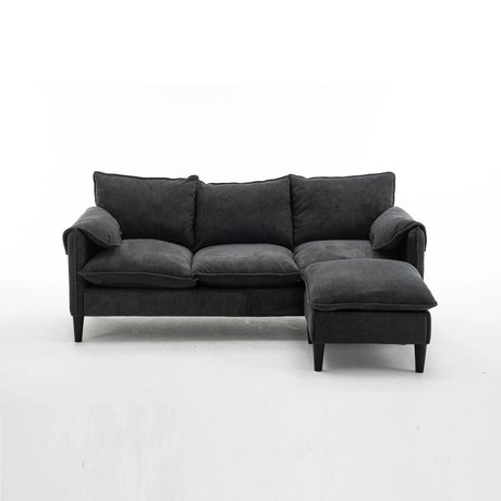 Convertible Combination Sofa With Footstools With Storage - Furniture Home Direct