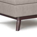 Owen - Upholstered Rectangular Storage Ottoman - Furniture Home Direct