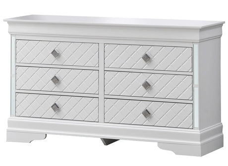 Verona - Stylish Dresser - Silver Champagne - Furniture Home Direct