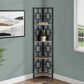 4 Tier Bookshelf, Bookcase, Etagere, Corner, For Office, Contemporary & Modern - Furniture Home Direct