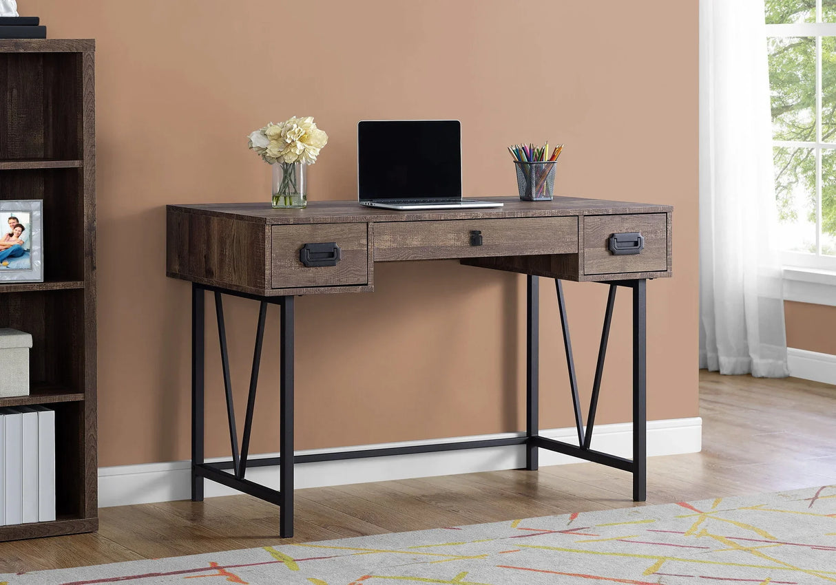 Computer Desk For Home Office, Laptop, Storage Drawers, Transitional - Furniture Home Direct