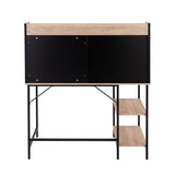 Geo - Shelf Contemporary Desk - Furniture Home Direct