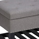 Lomond - Upholstered Storage Ottoman Bench - Furniture Home Direct