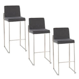 Fuji - Contemporary And Modern Elegance High Back Barstool - Furniture Home Direct