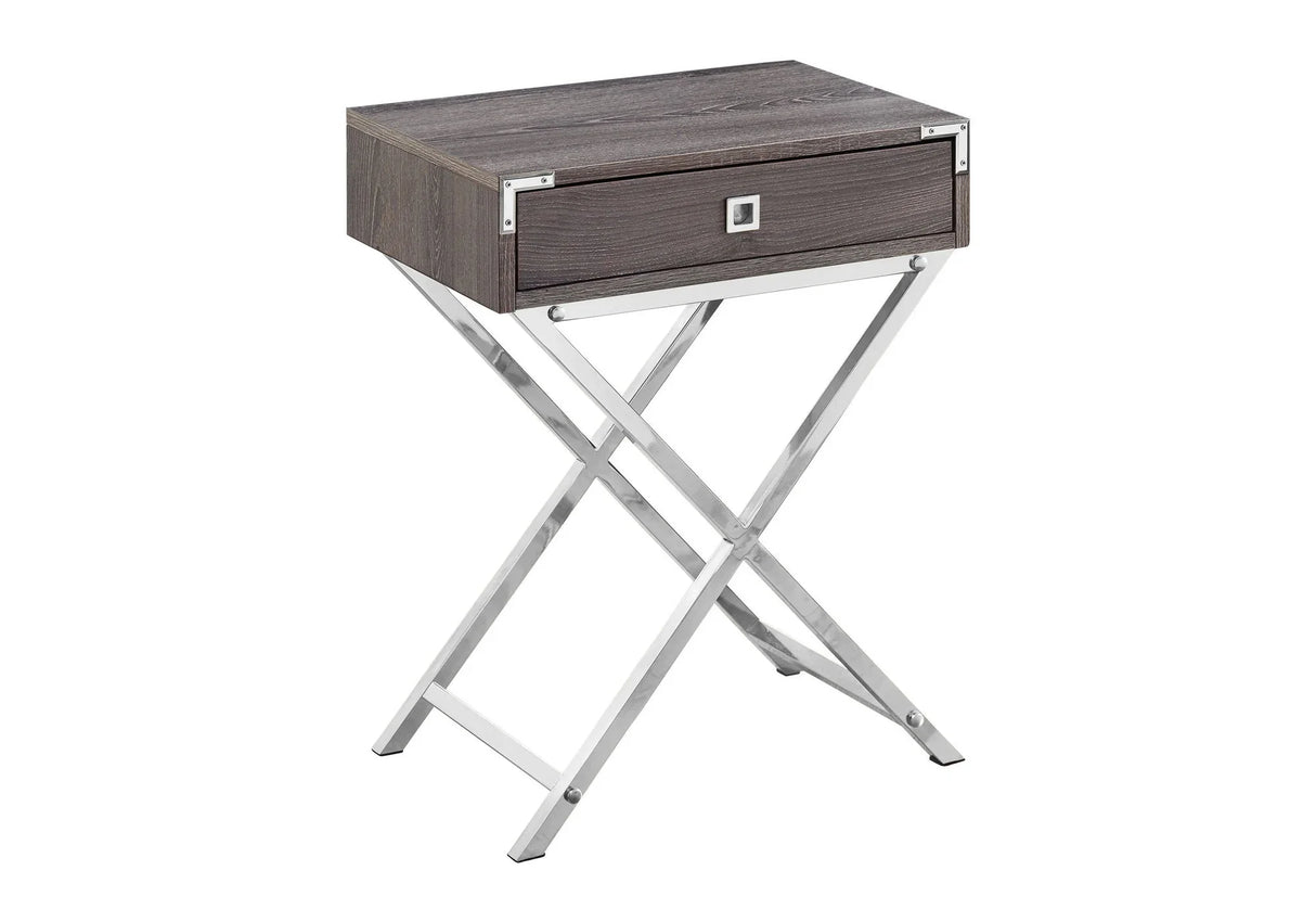 Accent Side Table, Storage Drawer, Stylish Design Contemporary & Modern - Furniture Home Direct