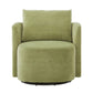 360° Modern Swivel Chair With Upholstered Curved Design - Furniture Home Direct