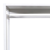 Wardrobe Closet System With Shelves And Hanging Rod White - Furniture Home Direct