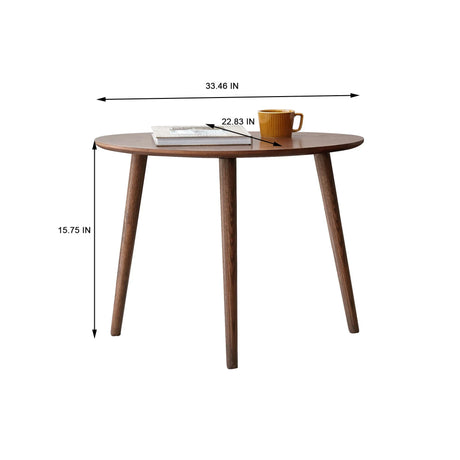 Pebble Shaped Coffee Table - Natural - Furniture Home Direct