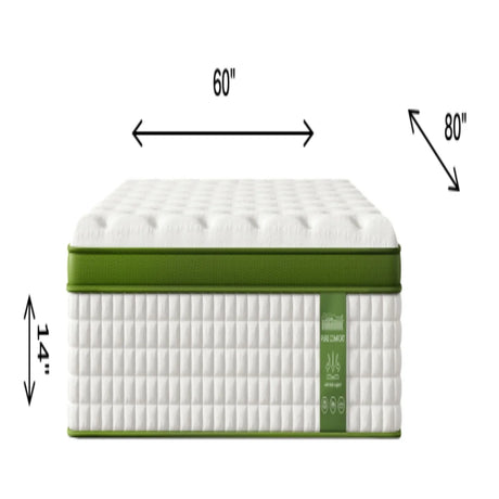 14" Hybrid Mattress With Gel Memory Foam And Pocket Springs - Furniture Home Direct