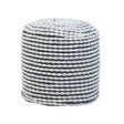 River - Handcrafted Cylindrical Pouf Water Resistant Fabric - Furniture Home Direct
