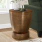 Drum Accent Side Table, Contemporary & Modern Design - Furniture Home Direct